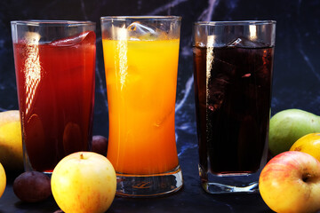 apple juice and apples