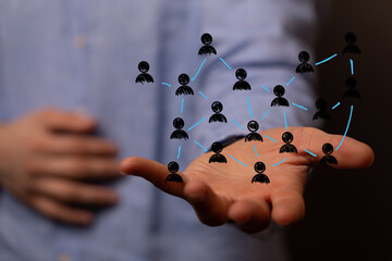  Digital Network and data concept.