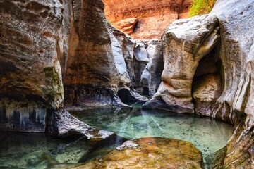 The Subway, Zion National Park, Utah, USA