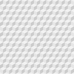 Cube Pattern White Background