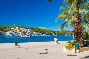 Beautiful town of Mali Losinj on the island of Losinj, Adriatic sea in Croatia
