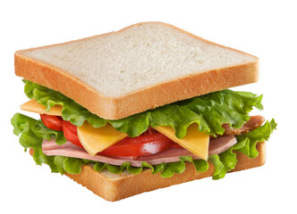Fresh sandwich isolated