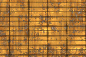 steel rusty wall panel design