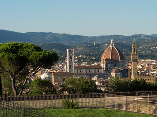 Italia, Toscana, Firenze, veduta della città. e cattedrale.