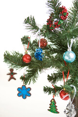 christmas ornament hanging on tree