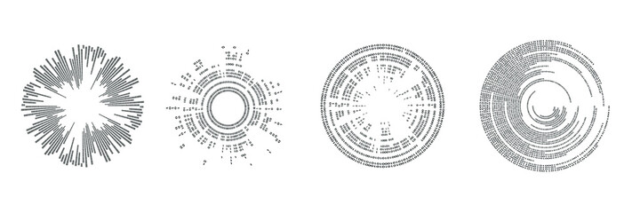 Big data futuristic design . Digital visualization . Particles stream . Binary background . Technology information concept. Flow lines . Vector