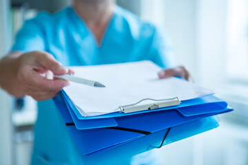 Healthcare - nurse in doctor's office..