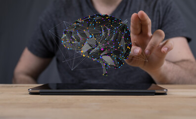 human brain mind idea symbol