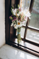 Stylish modern bouquet of flowers