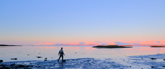 Fototapeta premium Man from another Earth