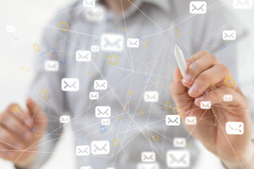 mail communication support contact concept service