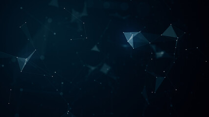 geometric abstraction, geometrical noise from dots lines and triangles