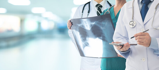 medical doctor and surgeon group at hospital