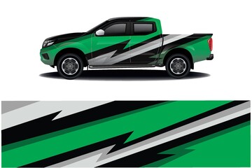 Sports car wrapping decal design	