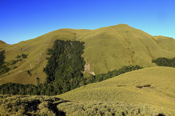 Obraz premium Qilai South Peak Grassland Taiwan