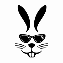 bunny with sunglasses, easter bunny, bunny with sunglasses, bunny with nose, © photoidea