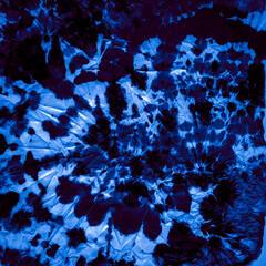 Blue Hippies Style. Cloud Hypnotist Spiral. Hippy © Alina
