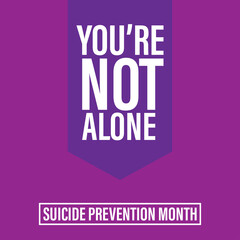 World Suicide Prevention Day (September 10) design concept.
