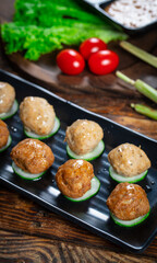 grilled chicken with vegetables