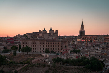 Fototapeta na wymiar Views of Toledo - Sunset , Spain