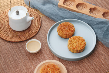 Chinese food, Mid-Autumn moon cake 
