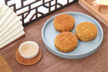 Chinese food, Mid-Autumn moon cake 