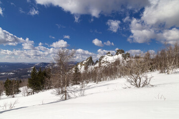 Winter in the mountains