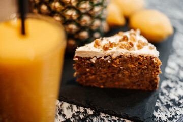 healthy sugar free carrot cake, vegane Gerichte