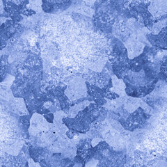 Dirt Grunge Texture. Blue Vintage Illustration. 