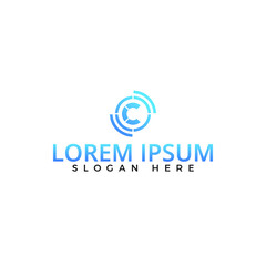 Obraz premium Modern And Creative C Letter Logo Design Template
