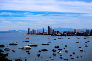 Obraz premium Pataya beach from view point