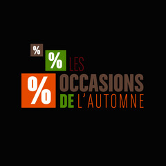 les occasions de l'automne
