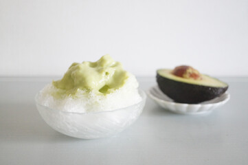 アボカドかき氷