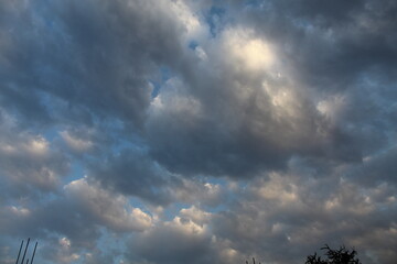 Fototapeta na wymiar time lapse clouds