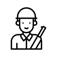 elections related army boy character with uniform and cap vector in lineal style,