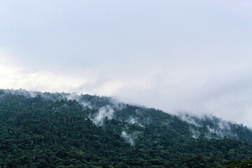 Fototapeta premium clouds over the mountains