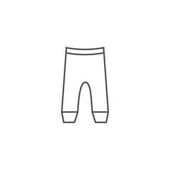 pants outline icon vector design