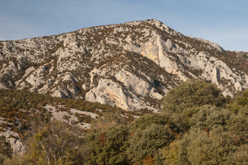 Mountain in the Natural Park of the Mountains and Canyons of Guara. Huesca. Aragon. Spain.