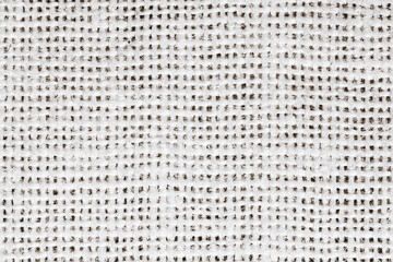 White fabric texture. Fiber structure background. Vintage canvas pattern.
