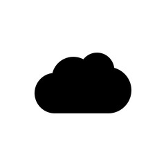 Cloud icon. One of set web icon