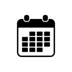 Calendar icon. One of set web icon