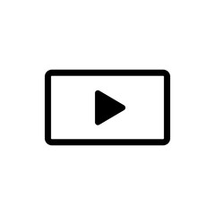 video icon. One of set web icon
