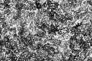 Obraz premium Splatter background. White spray paint on black paper. Grain blob effect pattern. Grunge noise texture. Scratched distressed backdrop for graphic design.