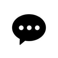 Fototapeta premium Speech bubble icon. One of set web icon