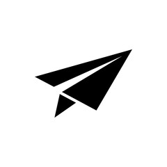 Fototapeta na wymiar Paper airplane icon. One of set web icon