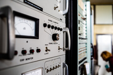 Fototapeta premium Control panel for electrical systems