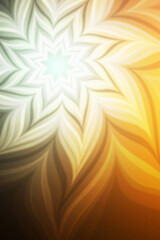 Abstract bright flower with blur effect for your design. Illustration with flower. Blur.