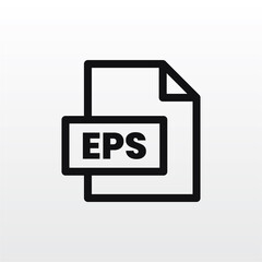 EPS File icon . Eps sign