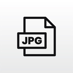 JPG file icon vector . jpg sign