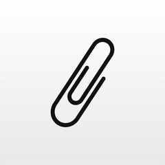 Paper Clip icon vector . Paperclip sign